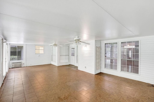 891 Cross Gates Blvd, Slidell, LA 70461 - unfurnished living room featuring a ceiling fan