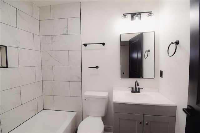 4235 Alfred St, New Orleans, LA 70122 - bathroom featuring vanity and washtub / shower combination