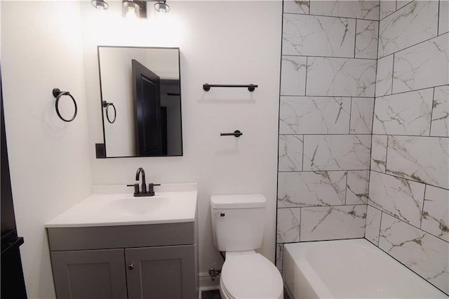 4235 Alfred St, New Orleans, LA 70122 - bathroom with vanity and bathing tub / shower combination