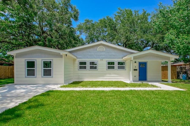 206 Fairfax Pl, New Orleans, LA 70131 - view of single story home