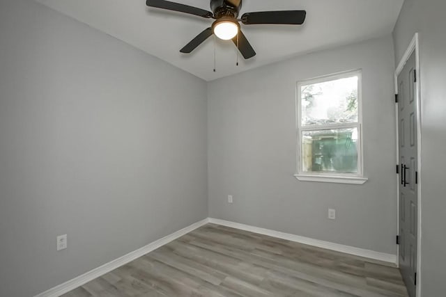 206 Fairfax Pl, New Orleans, LA 70131 - unfurnished room with wood finished floors and ceiling fan
