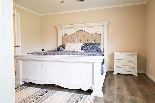 480 Woody Rd Unit 0, Jayess, MS 39641 - bedroom featuring wood finished floors and ornamental molding