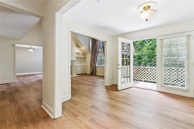 3523 Audubon Trce Unit 3523, Jefferson, LA 70121 - unfurnished dining area featuring baseboards and light wood-style floors