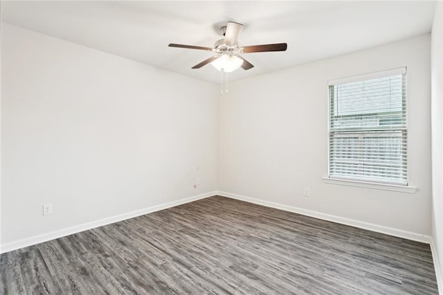 24359 Dawson Ct, Ponchatoula, LA 70454 - empty room featuring wood finished floors and a ceiling fan