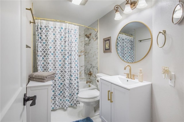 42 Melrose Dr, Destrehan, LA 70047 - bathroom featuring vanity and shower / bath combo