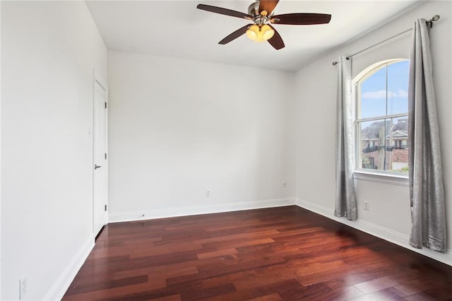5910 Milne Blvd, New Orleans, LA 70124 - empty room featuring wood finished floors and ceiling fan