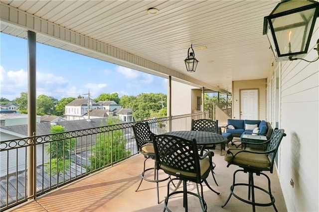 8416 Oak St Unit K, New Orleans, LA 70118 - patio / terrace with outdoor lounge area