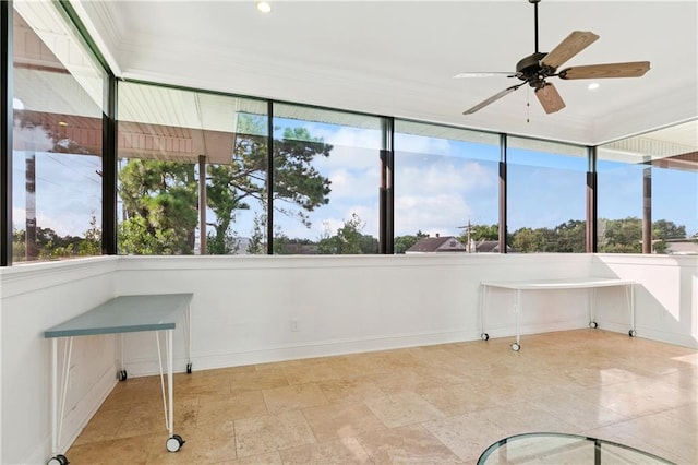 8416 Oak St Unit K, New Orleans, LA 70118 - unfurnished sunroom featuring plenty of natural light