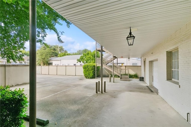 8416 Oak St Unit K, New Orleans, LA 70118 - view of patio with stairs