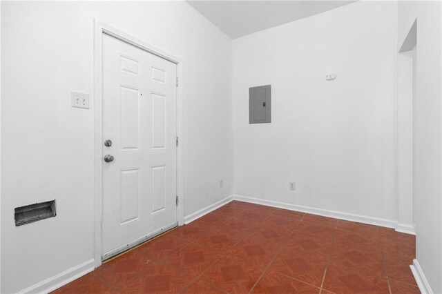 2446 N Rocheblave St, New Orleans, LA 70117 - empty room featuring electric panel and baseboards