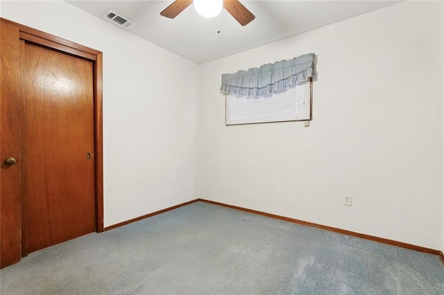 508 Arnold Ave, River Ridge, LA 70123 - carpeted spare room featuring baseboards and ceiling fan