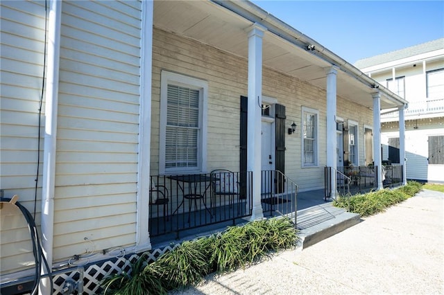 152729 Dumaine St, New Orleans, LA 70116 - view of exterior entry featuring covered porch