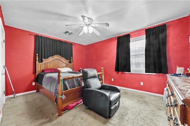 603 E Manley Ave, Metairie, LA 70001 - bedroom featuring carpet and ceiling fan