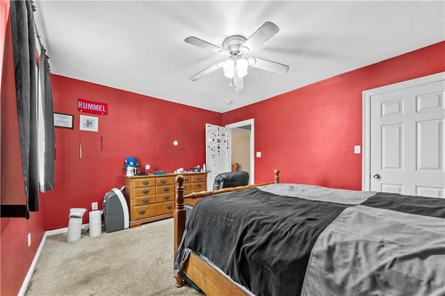 603 E Manley Ave, Metairie, LA 70001 - bedroom with carpet flooring and ceiling fan