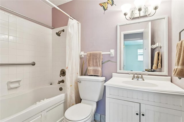 230 Brett Dr, Gretna, LA 70056 - bathroom featuring shower / bath combo, vanity, and a chandelier
