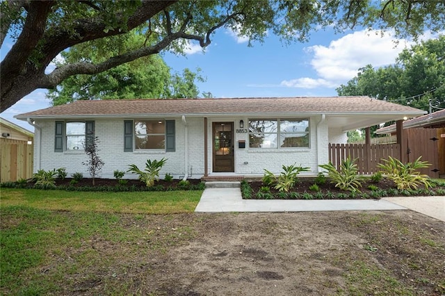 8853 26th St, Metairie, LA 70003 - ranch-style home featuring brick siding