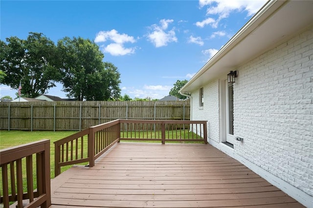 8853 26th St, Metairie, LA 70003 - wooden deck featuring a fenced backyard