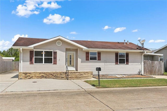 1403 W First St, Belle Chasse, LA 70037 - view of ranch-style house