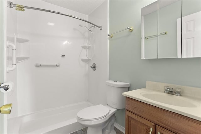1403 W First St, Belle Chasse, LA 70037 - bathroom with vanity and a shower