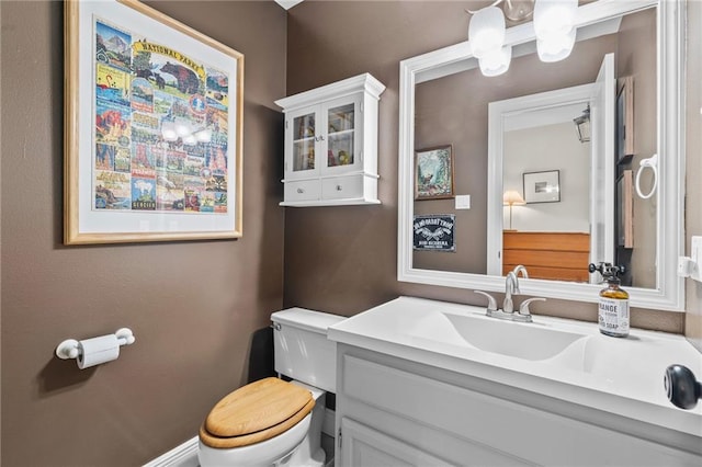 59246 Cypress Bayou Ln, Lacombe, LA 70445 - half bath featuring toilet and vanity
