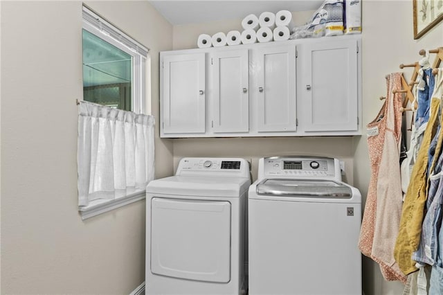 59246 Cypress Bayou Ln, Lacombe, LA 70445 - washroom with washer and dryer and cabinet space
