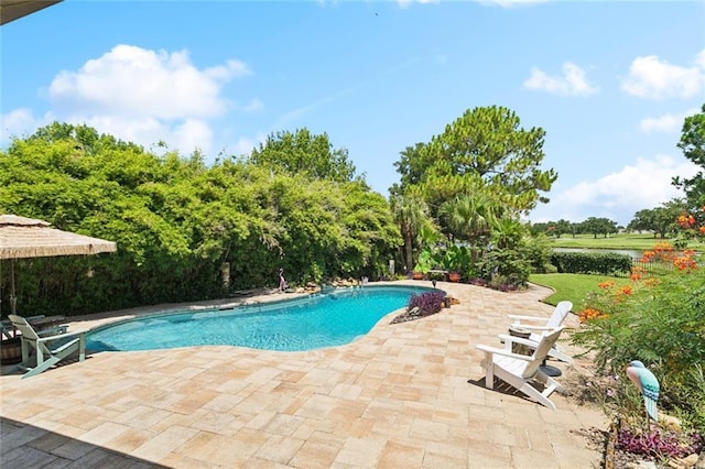 8 Oak Tree Dr, Slidell, LA 70458 - outdoor pool featuring a patio