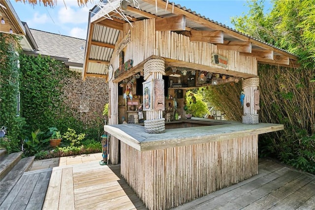 8 Oak Tree Dr, Slidell, LA 70458 - view of wooden terrace
