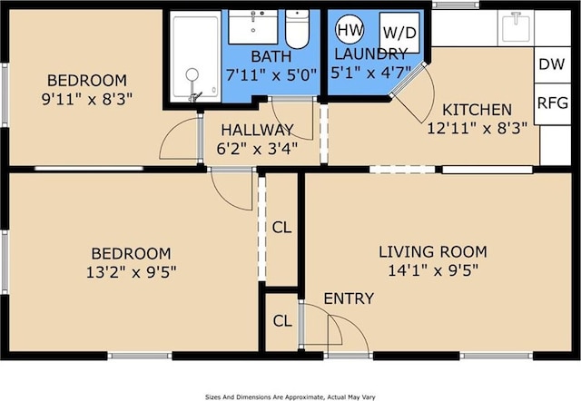 257 Cherokee St Unit 3, New Orleans, LA 70118 - view of home floor plan