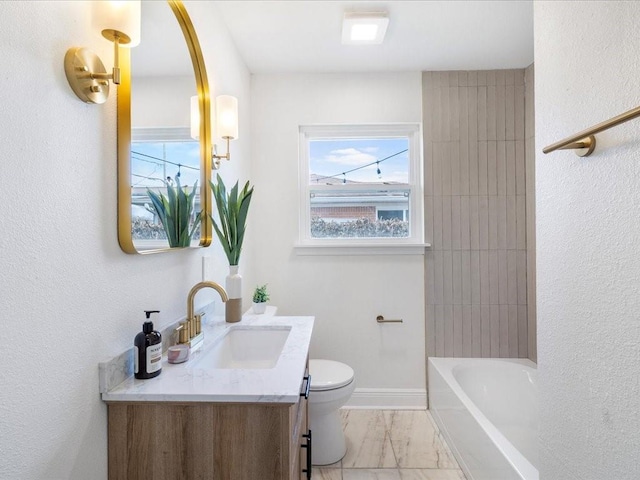 1340 Nursery Pl, Metairie, LA 70005 - bathroom featuring vanity and marble finish flooring