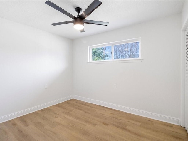 1340 Nursery Pl, Metairie, LA 70005 - unfurnished room featuring light wood-style floors and a ceiling fan