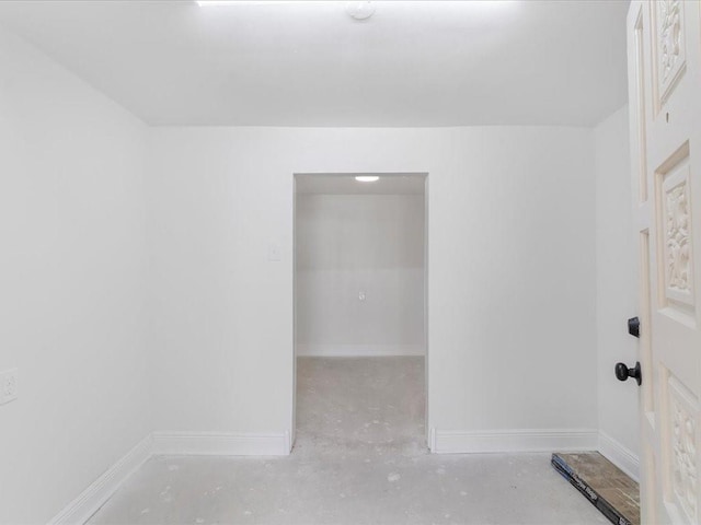 1340 Nursery Pl, Metairie, LA 70005 - spare room featuring baseboards and unfinished concrete flooring