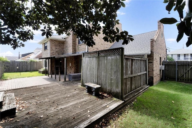 3541 Alan St, Metairie, LA 70002 - deck featuring a fenced backyard