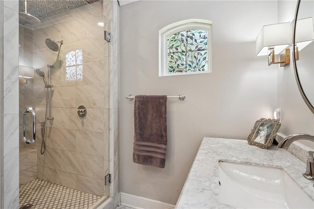 9 Hennessey Ct, River Ridge, LA 70123 - bathroom with a shower stall and vanity