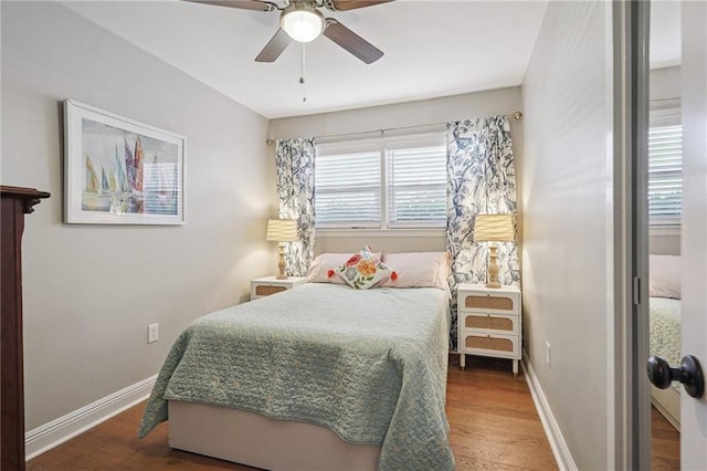 9 Hennessey Ct, River Ridge, LA 70123 - bedroom with wood finished floors and ceiling fan
