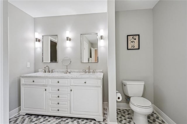 9 Hennessey Ct, River Ridge, LA 70123 - bathroom featuring double vanity and tile patterned floors