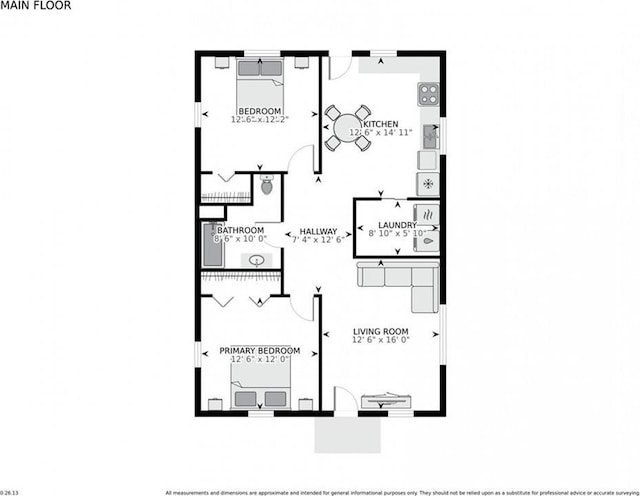 7922 Flounder St, New Orleans, LA 70126 - view of home floor plan