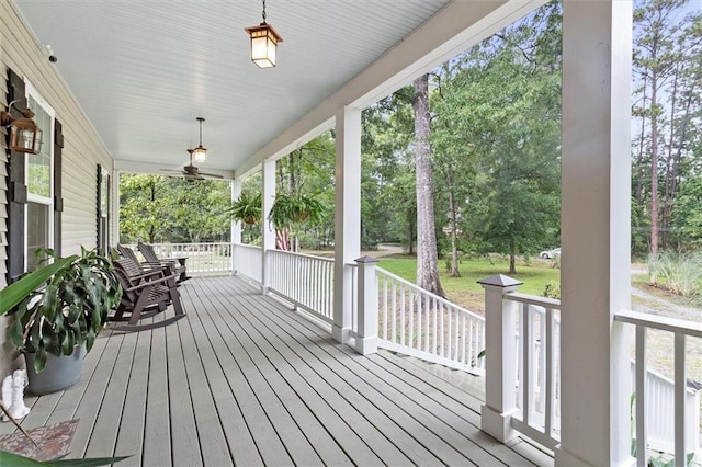 28 Hyacinth Dr, Covington, LA 70433 - porch with view of scattered trees