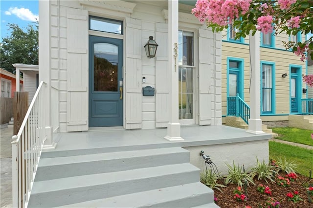 3311 Saint Ann St, New Orleans, LA 70119 - doorway to property featuring covered porch