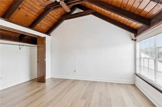 2305 Cleary Ave Unit 214, Metairie, LA 70001 - unfurnished bedroom with wood ceiling, light wood finished floors, and a closet