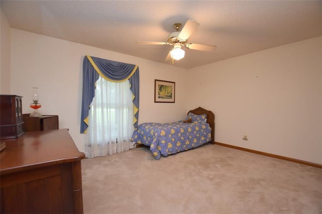 1005 Oakland Dr, Pearl River, LA 70452 - bedroom featuring light colored carpet and a ceiling fan