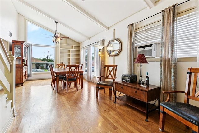 822 Homestead Ave, Metairie, LA 70005 - dining area featuring ceiling fan, light wood-style floors, and built in features