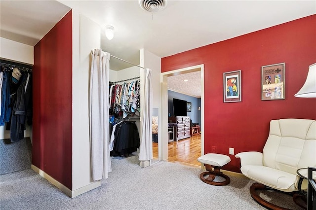 822 Homestead Ave, Metairie, LA 70005 - sitting room with carpet floors