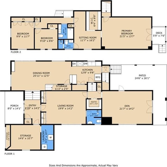 822 Homestead Ave, Metairie, LA 70005 - view of room layout