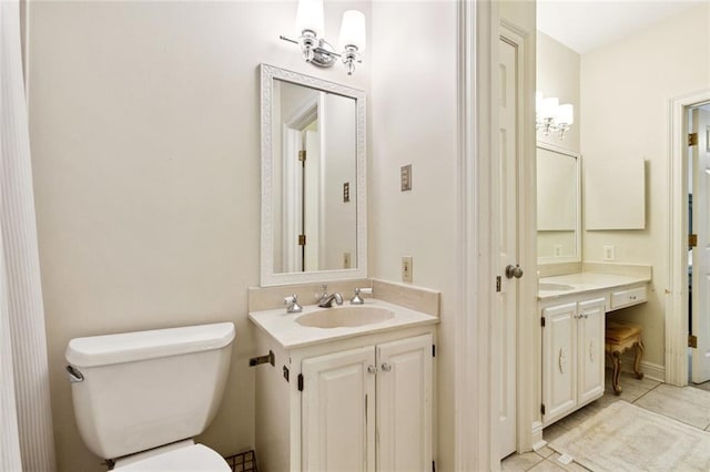 800 Rue Burgundy St Unit 223, Metairie, LA 70005 - bathroom with vanity and tile patterned floors