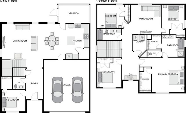 801 Lakeshore Village Dr, Slidell, LA 70461 - view of floor plan / room layout