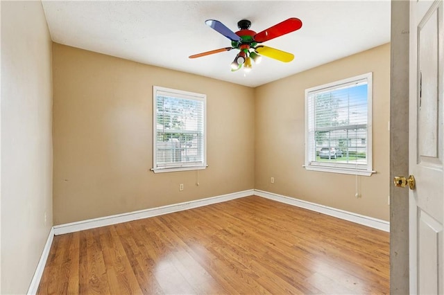 501 Oriole St, Metairie, LA 70006 - spare room with wood finished floors and a ceiling fan