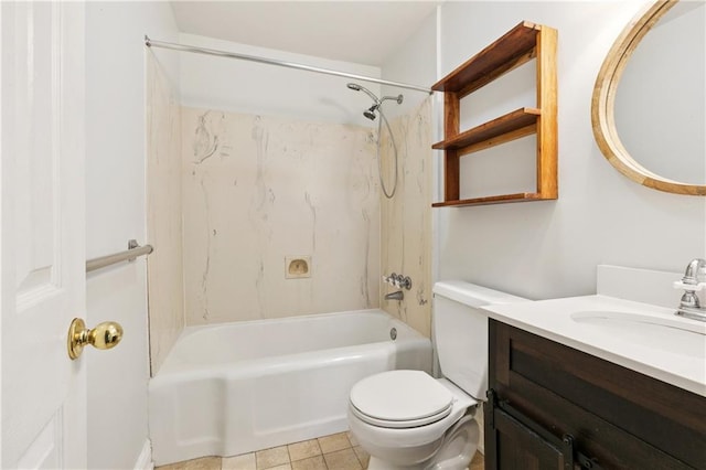 501 Oriole St, Metairie, LA 70006 - bathroom featuring vanity, shower / washtub combination, and tile patterned floors