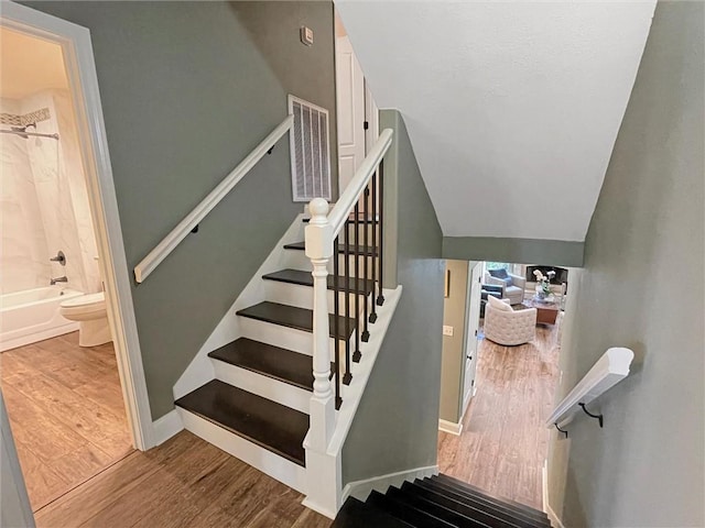 60 Chamale Cv Unit 60, Slidell, LA 70460 - stairs with wood finished floors