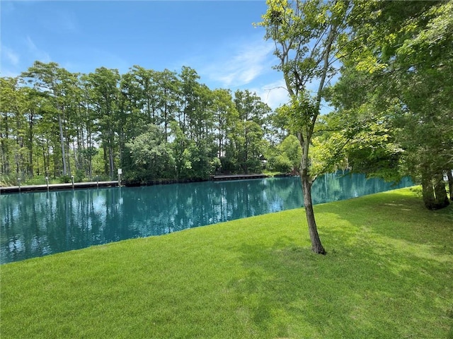 60 Chamale Cv Unit 60, Slidell, LA 70460 - view of grassy yard featuring a water view