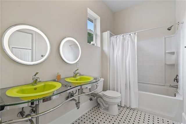 22484 Treadaway St, Mandeville, LA 70471 - bathroom with a sink and shower / bath combo